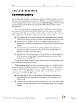 Communicating Process Skills